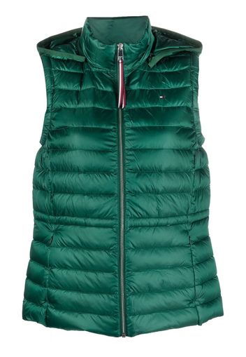 Tommy Hilfiger zip-up padded gilet - Grün