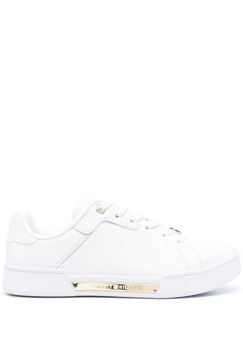 Tommy Hilfiger low-top monogram charm trainers - Weiß