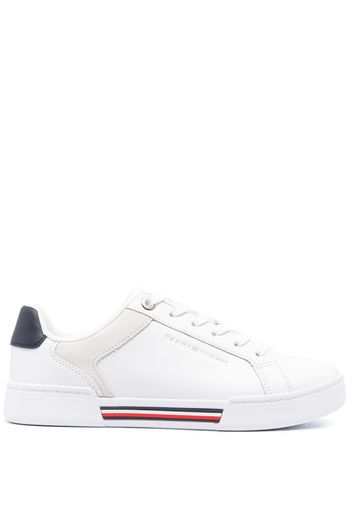 Tommy Hilfiger stripe-detail low-top sneakers - Weiß