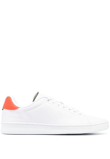 Tommy Hilfiger low-top leather sneakers - Weiß