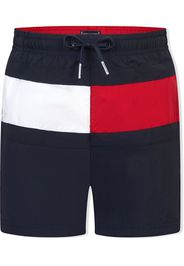 Tommy Hilfiger Junior Badeshorts mit Logo-Patch - Blau