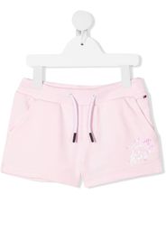 Tommy Hilfiger Junior Joggingshorts mit Logo - Rosa