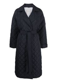 Tommy Hilfiger Sorona quilted belted coat - Blau