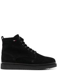 Tommy Hilfiger Cleated suede boots - Schwarz