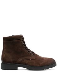 Tommy Hilfiger Elevated lace-up suede boots - Braun