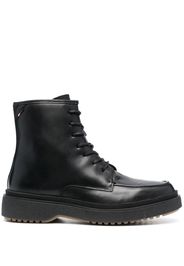 Tommy Hilfiger lace-up leather ankle boots - Schwarz