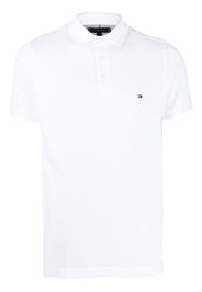 TOMMY HILFIGER Poloshirt mit Logo-Stickerei - Weiß