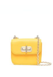 Tommy Hilfiger chain-link leather mini bag - Gelb