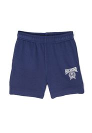 Tommy Hilfiger Junior logo-print cotton-blend shorts - Blau