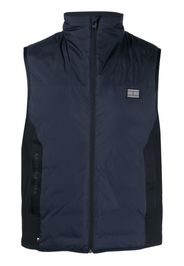 Tommy Hilfiger high neck padded gilet - Blau