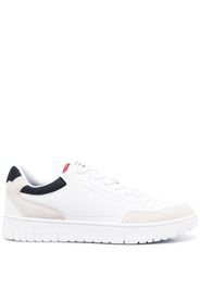 Tommy Hilfiger logo low-top lace-up sneakers - Weiß