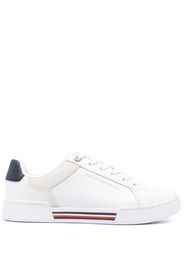 Tommy Hilfiger stripe-detail low-top sneakers - Weiß