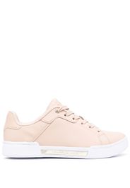 Tommy Hilfiger low-top monogram charm trainers - Rosa