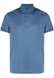 Tommy Hilfiger plain cotton polo shirt - Blau