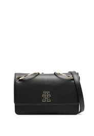 Tommy Hilfiger Chic logo-plaque crossbody bag - Schwarz