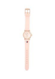 Tommy Hilfiger Junior logo heart-motif stainless-steel watch - Rosa