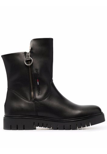 Tommy Jeans fur lining boots - Schwarz