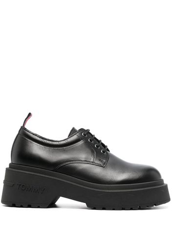 Tommy Jeans Ava leather Oxford shoes - Schwarz