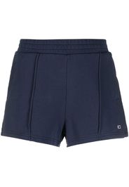 Tommy Jeans logo-patch shorts - Blau