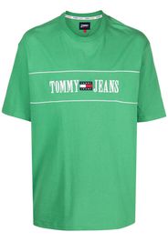 Tommy Jeans logo-print cotton T-shirt - Grün