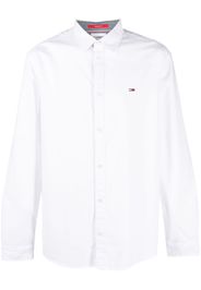 Tommy Jeans long-sleeve cotton shirt - Weiß