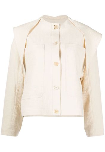 Toogood The Skipper button-fastening jacket - Nude