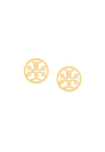 Tory Burch Ohrstecker mit Logo - Gold