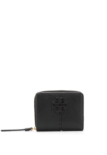 Tory Burch Portemonnaie mit Logo-Schild - Schwarz