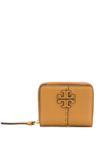 Tory Burch Portemonnaie mit Logo-Prägung - Braun