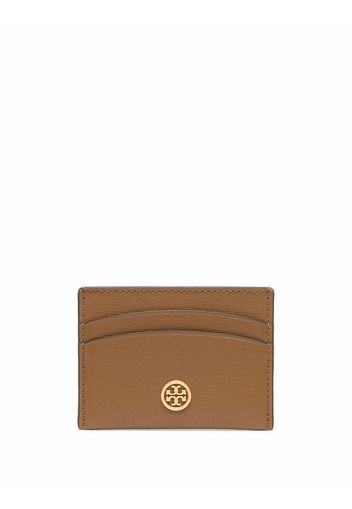 Tory Burch Kira Kartenetui mit Logo-Schild - Braun