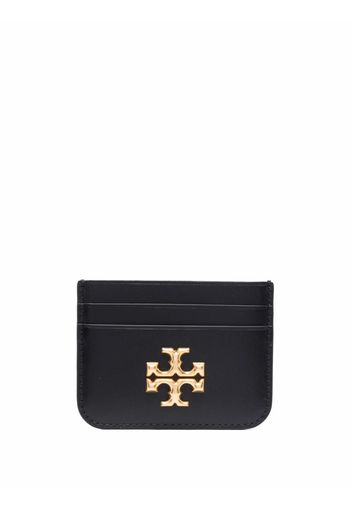 Tory Burch logo-motif leather wallet - Schwarz