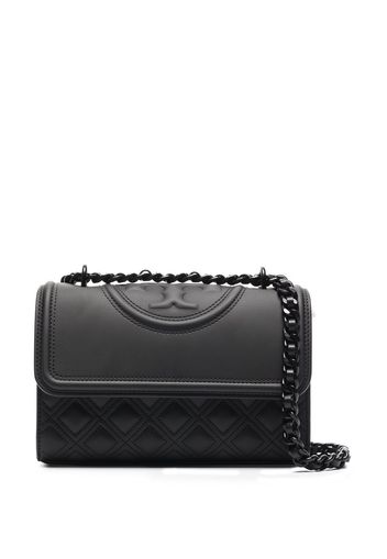 Tory Burch embossed-logo shoulder bag - Schwarz