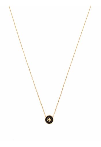 Tory Burch logo pendant necklace - Gold