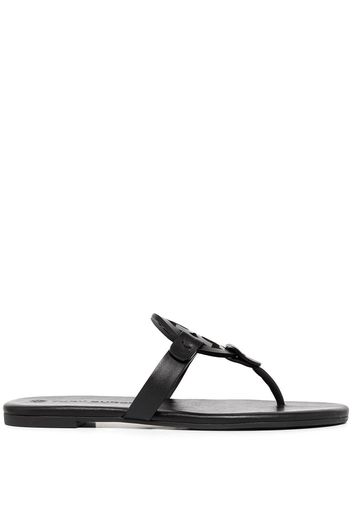 Tory Burch Miller leather thong sandals - Schwarz