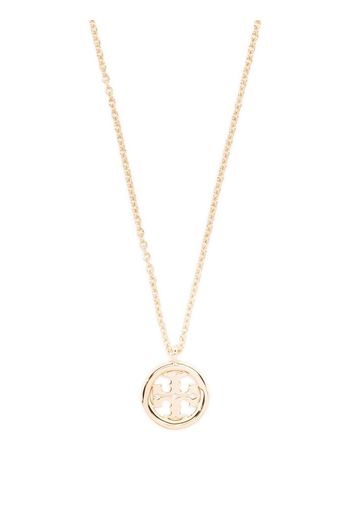 Tory Burch logo-charm necklace - Gold