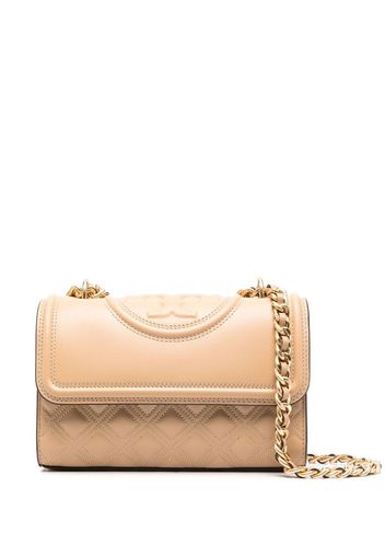 Tory Burch small Fleming crossbody bag - Nude