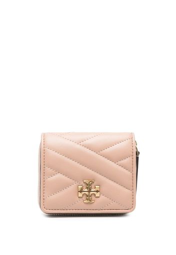 Tory Burch Kira quilted wallet - Nude