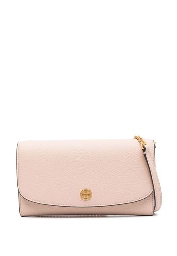 Tory Burch Robinson pebbled chain wallet - Rosa