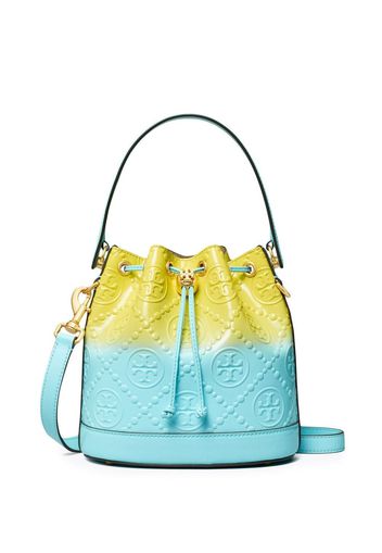 Tory Burch Beuteltasche mit Monogramm - Blau