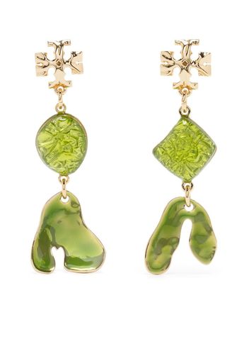 Tory Burch Roxanne drop earrings - Grün