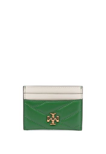 Tory Burch Kira chevron card case - Grün