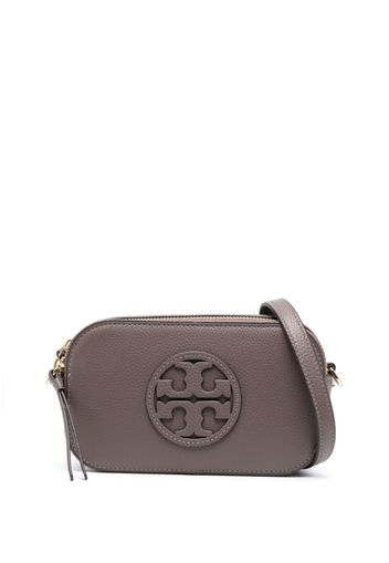 Tory Burch mini Miller leather crossbody bag - Braun