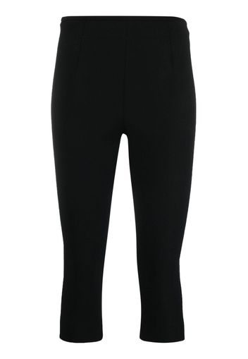 Tory Burch cropped high-waisted leggings - Schwarz