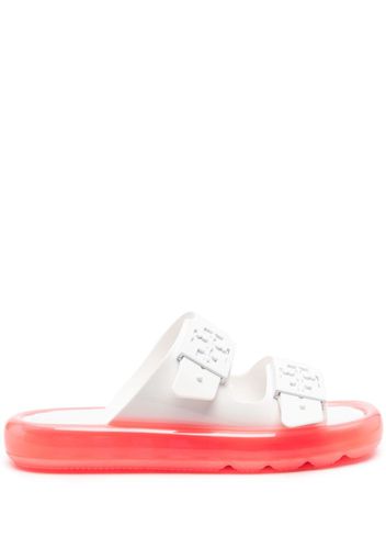 Tory Burch jelly-sole slip-on sandals - Weiß