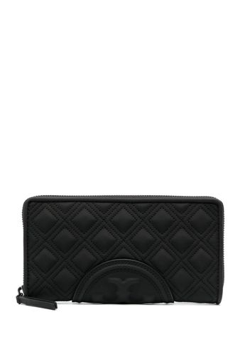 Tory Burch Fleming Soft Matte quilted wallet - Schwarz