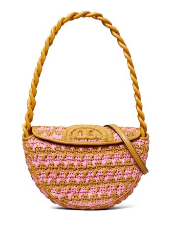 Tory Burch Mini Fleming Schultertasche - Braun