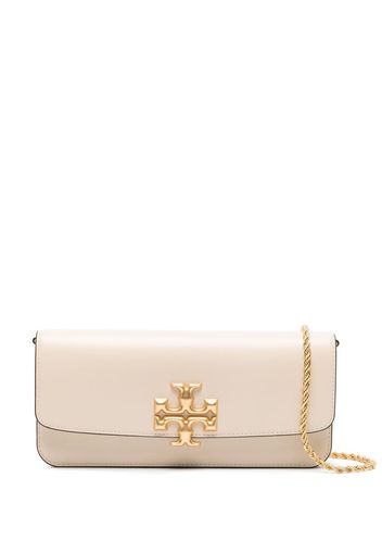 Tory Burch Eleanor leather clutch bag - Nude