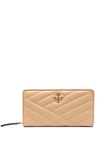 Tory Burch Kira chevron Continental wallet - Nude