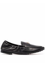 Tory Burch slip-on leather loafers - Schwarz