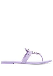 Tory Burch logo-patch detail slides - Violett